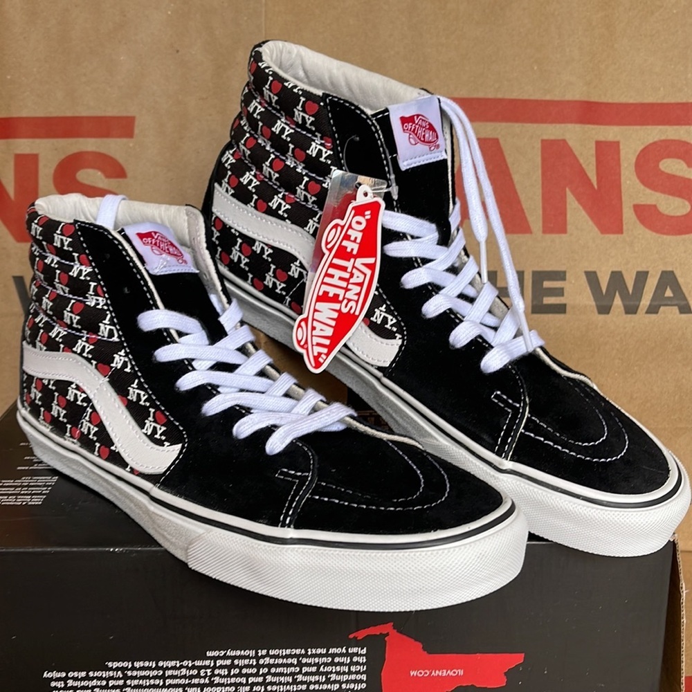 Vans Sk8-Hi The General I Love NY Black sneakers Men’s - Picture 5 of 16
